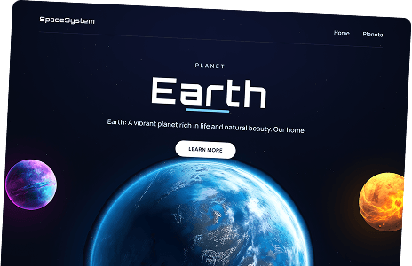 3D Solar System Planets to Explore